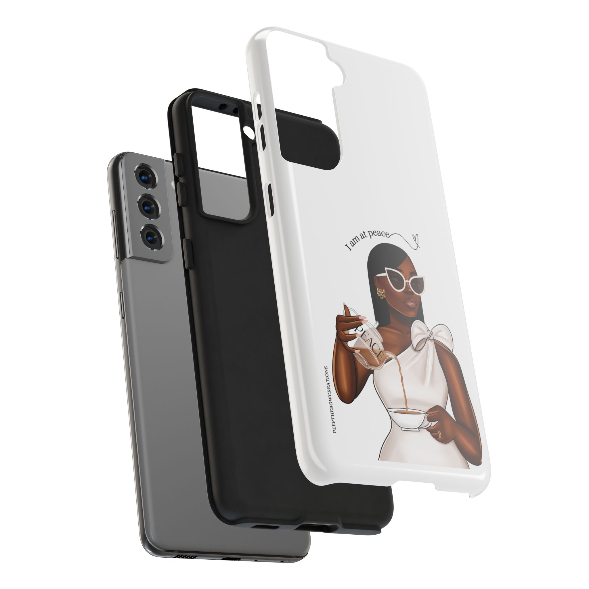 I am at peace chocolate Tough Phone Cases