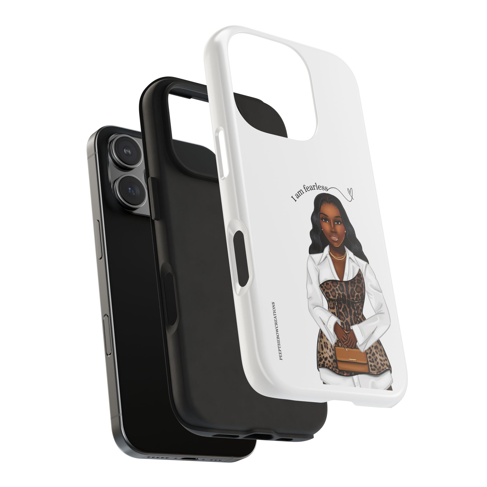 I am fearless chocolate Tough Phone Cases