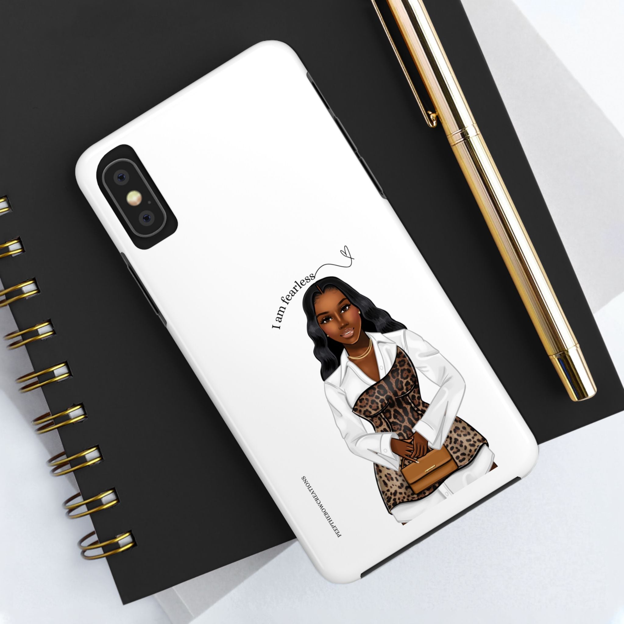 I am fearless chocolate Tough Phone Cases