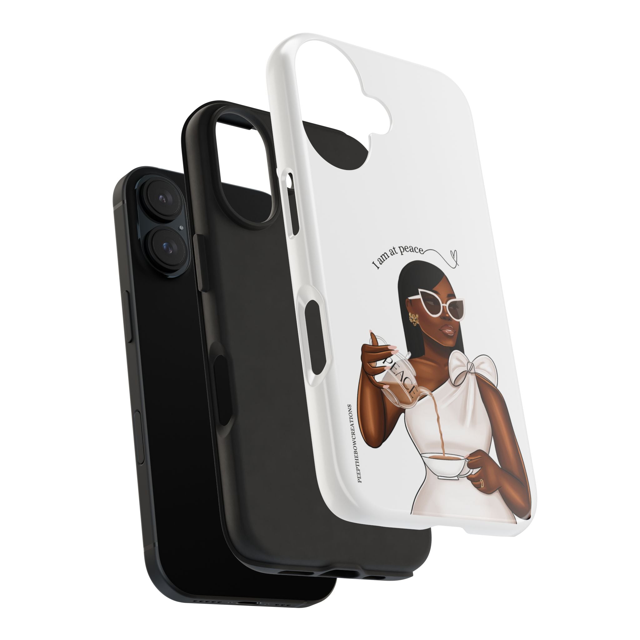 I am at peace chocolate Tough Phone Cases