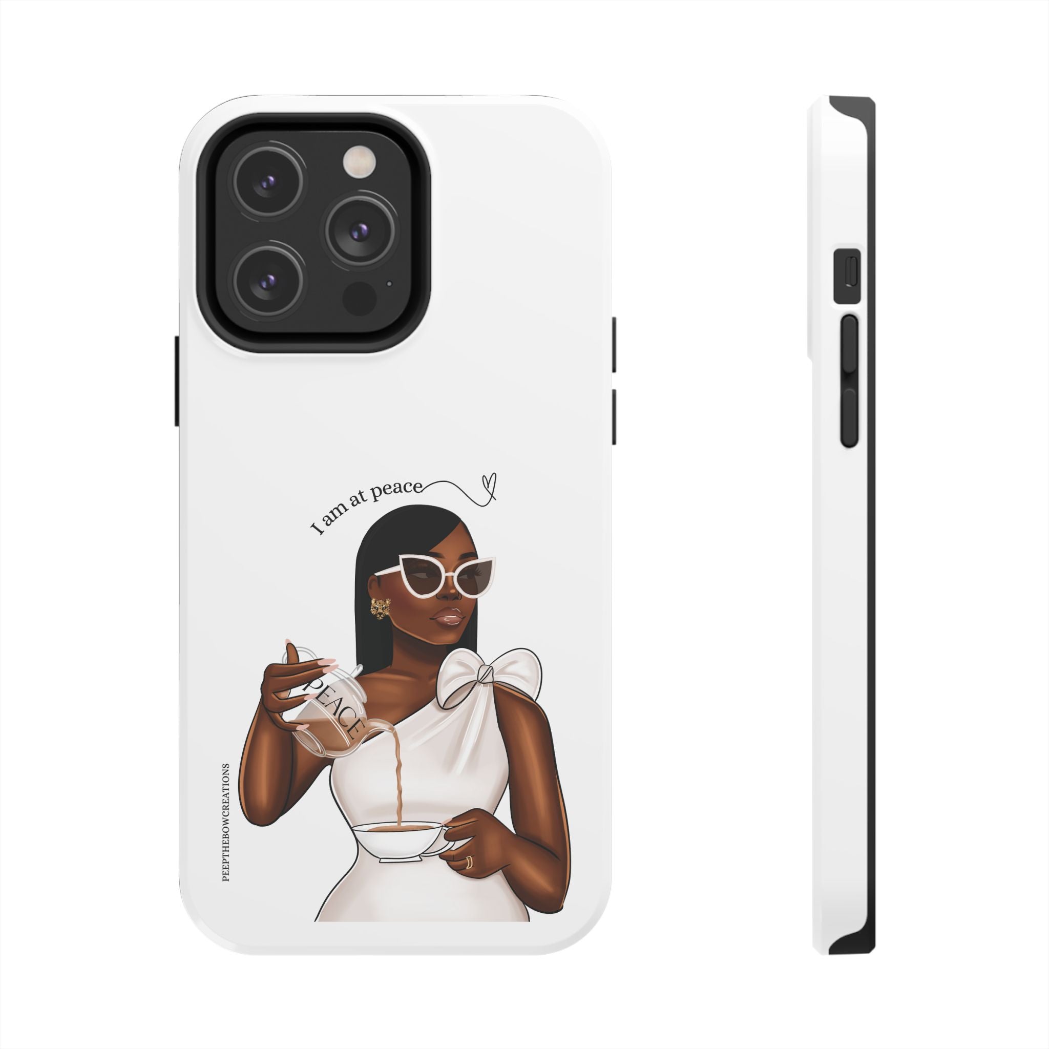 I am at peace chocolate Tough Phone Cases