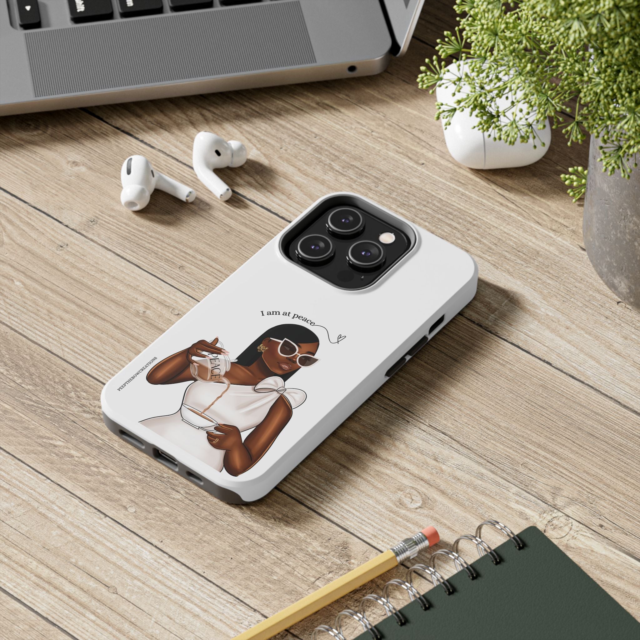 I am at peace chocolate Tough Phone Cases