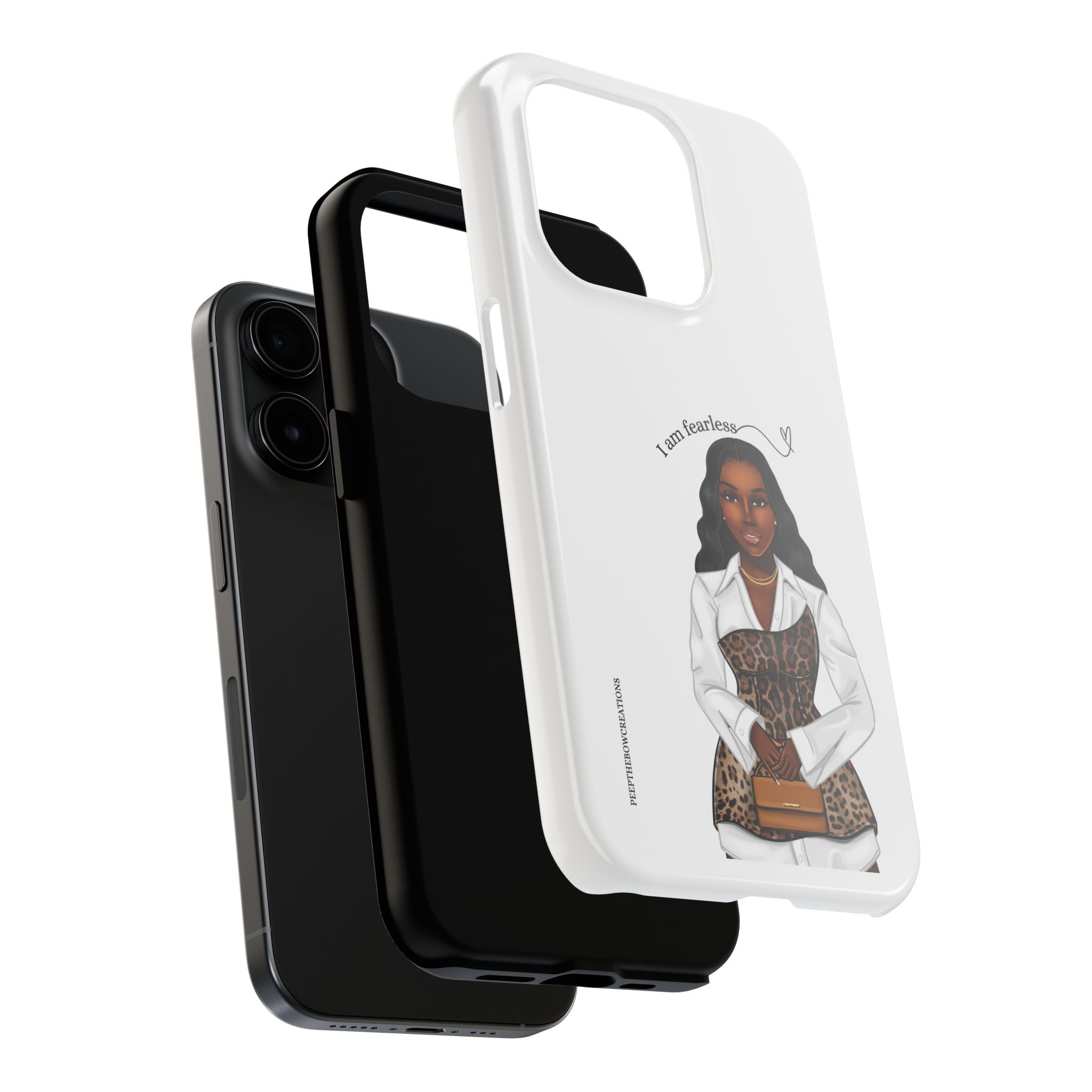 I am fearless chocolate Tough Phone Cases