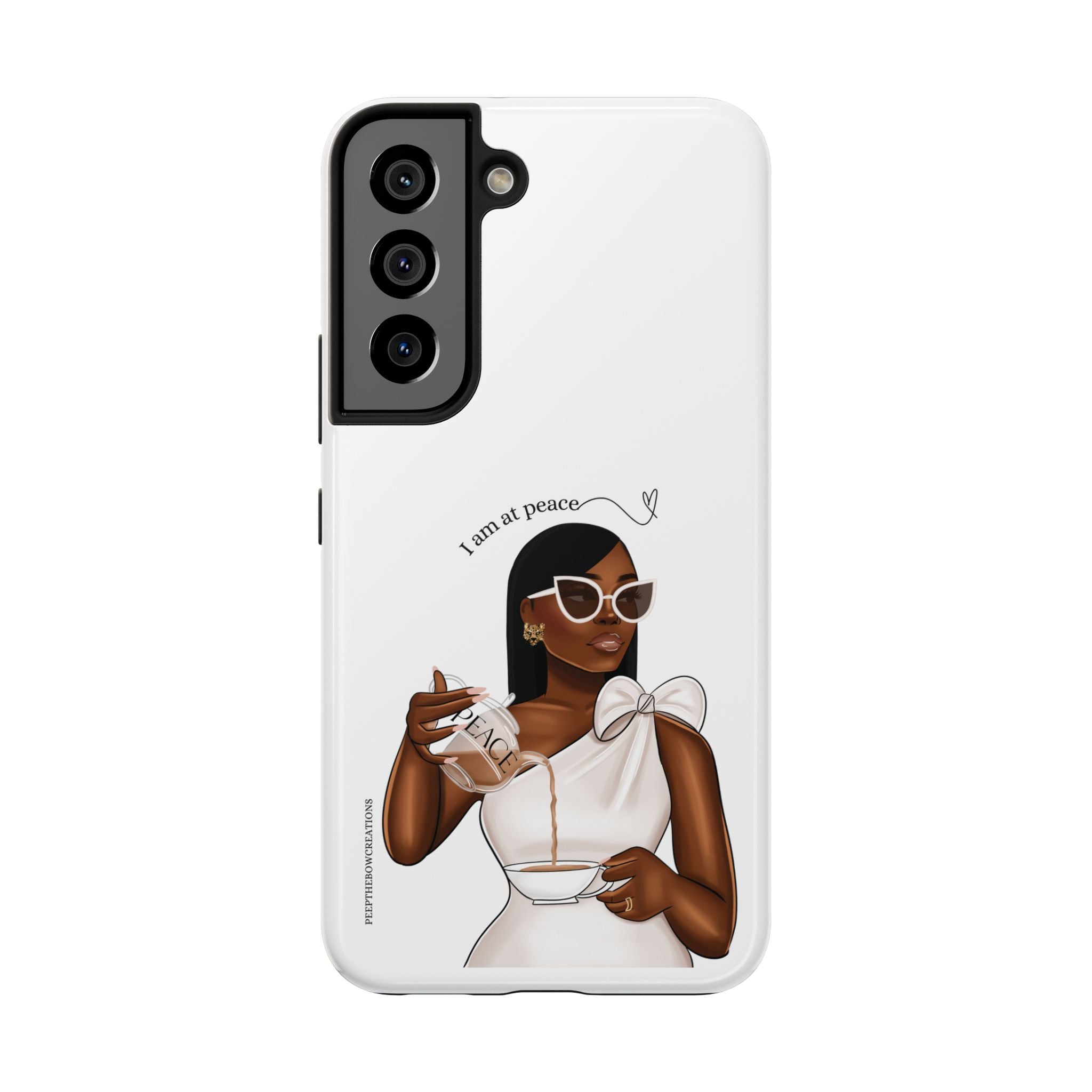 I am at peace chocolate Tough Phone Cases