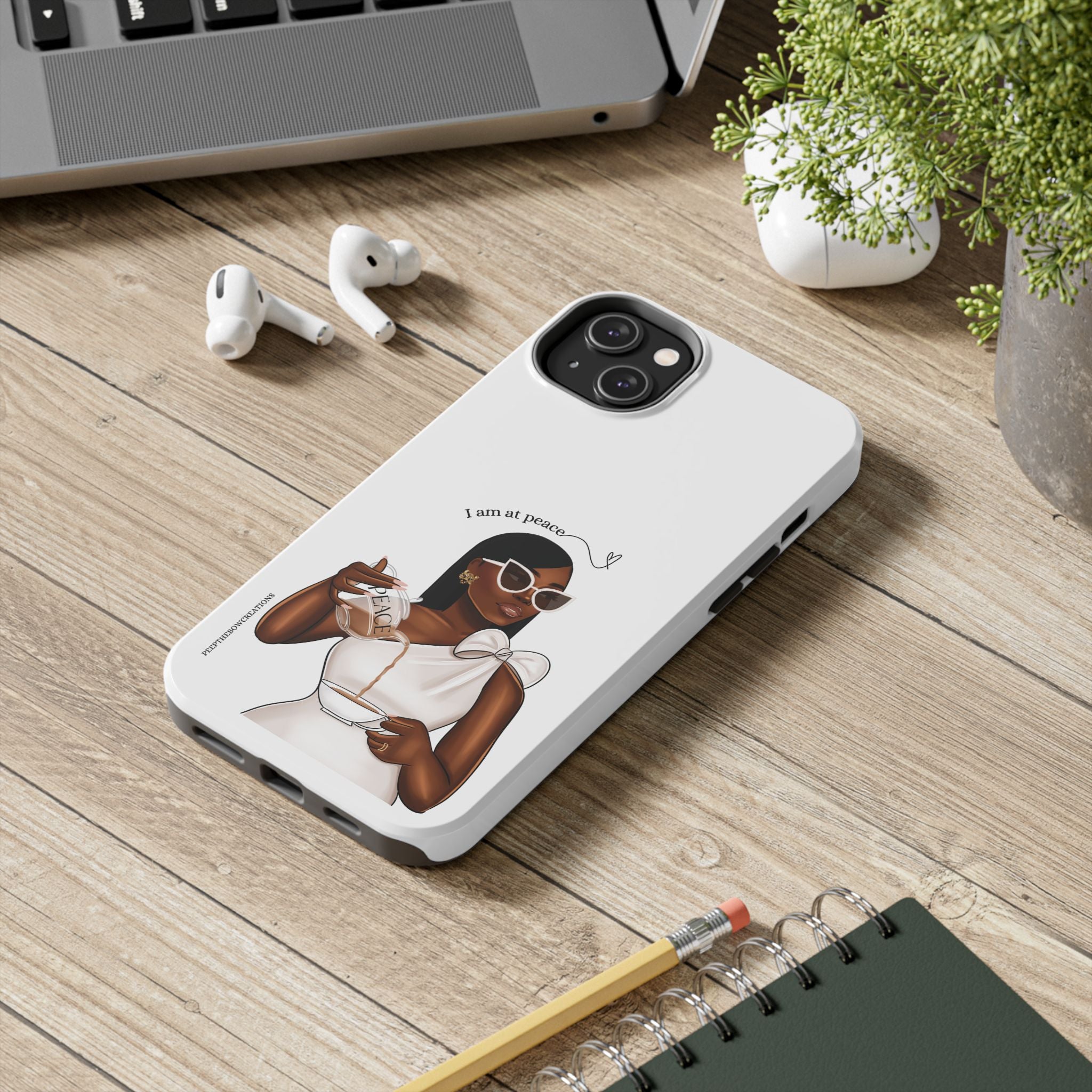 I am at peace chocolate Tough Phone Cases