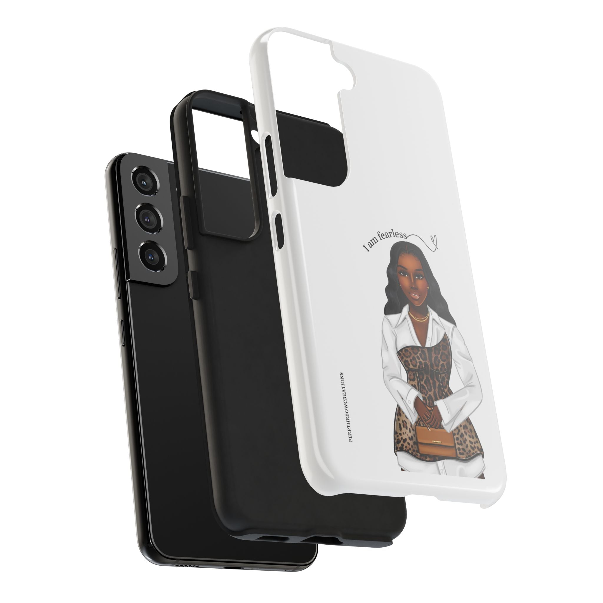 I am fearless chocolate Tough Phone Cases