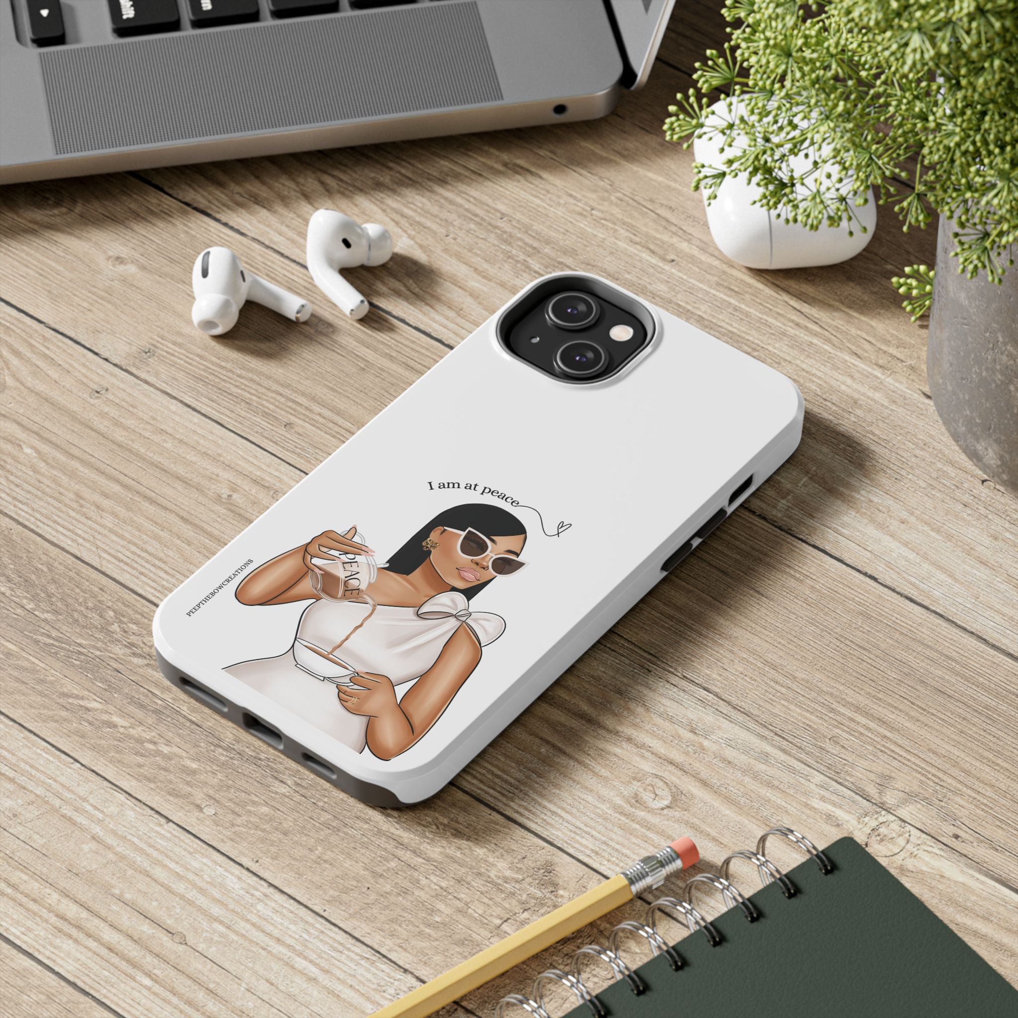 I am at peace vanilla Tough Phone Cases