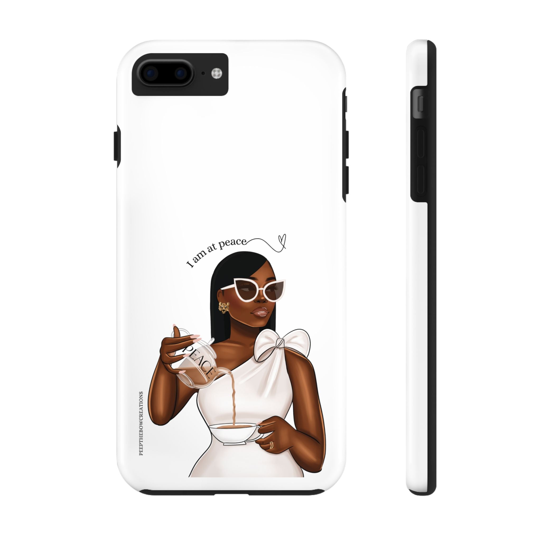 I am at peace chocolate Tough Phone Cases